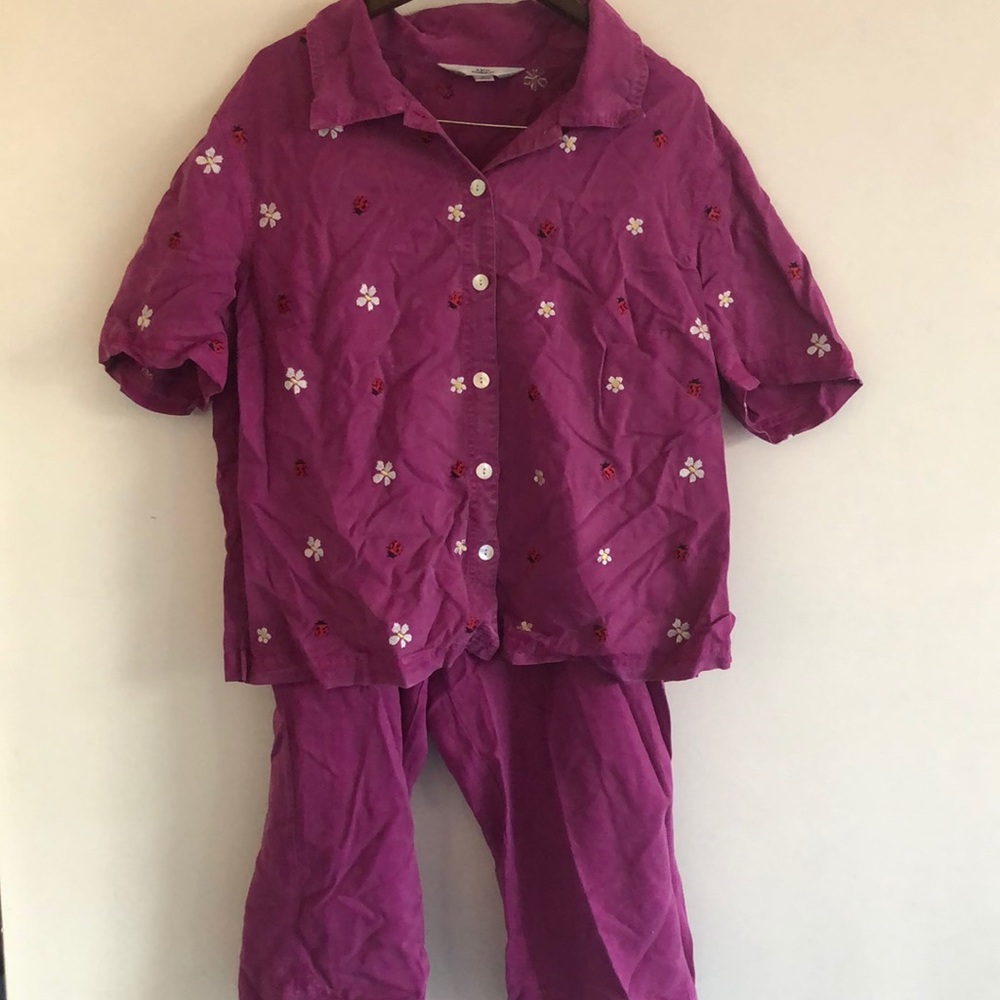 New AKS two piece magenta set